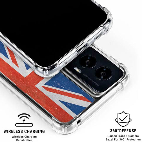 Australia Flag Distressed Moto G Power 5G (2024) Clear Case